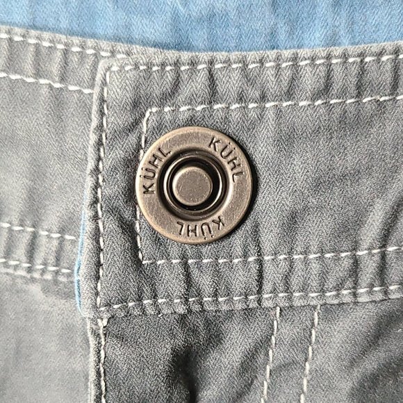 Kuhl Capri Pants Womens 8 Stone Gray Kuhl Dry Stretch Logo Embroidered Outdoor - Picture 5 of 10